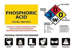 msds اسید فسفریک