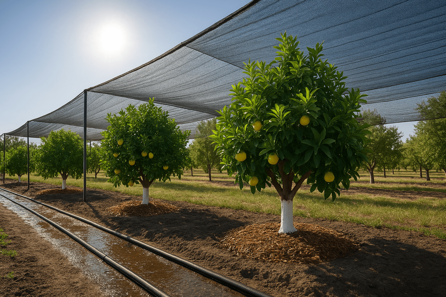 گرما زدگی در گیاهان و درختان: راهنمای جامع پیشگیری و درمان تنش گرمایی