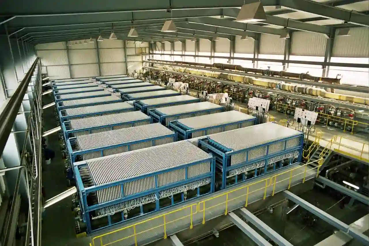 مصرف مواد اولیه در صنعت کلر-آلکالی