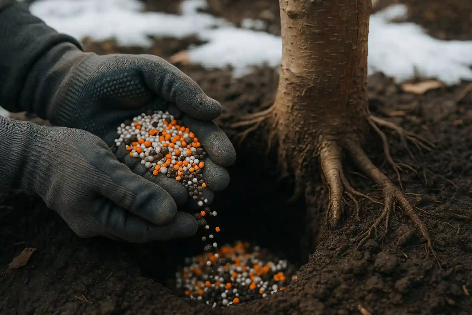 انواع کود برای درختان میوه در زمستان و نقش هرکدام