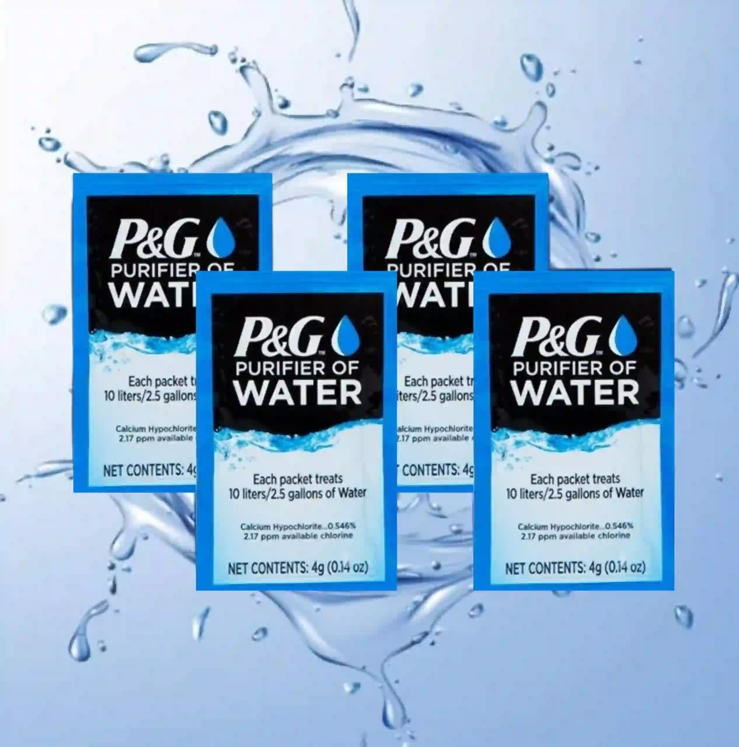 پودر تصفیه آب P&G؛ راهنمای کامل تصفيه آب رودخانه، چشمه و سفر