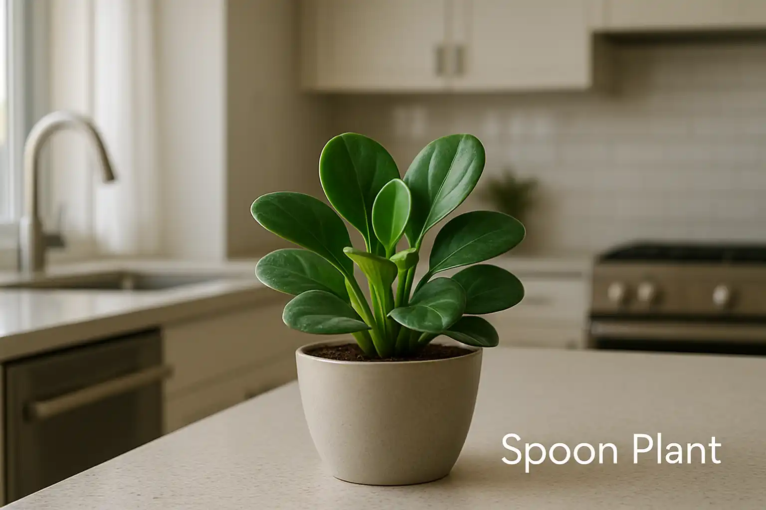 برگ‌قاشقی؛ گیاه کوچک برای تصفیه هوای آشپزخانه