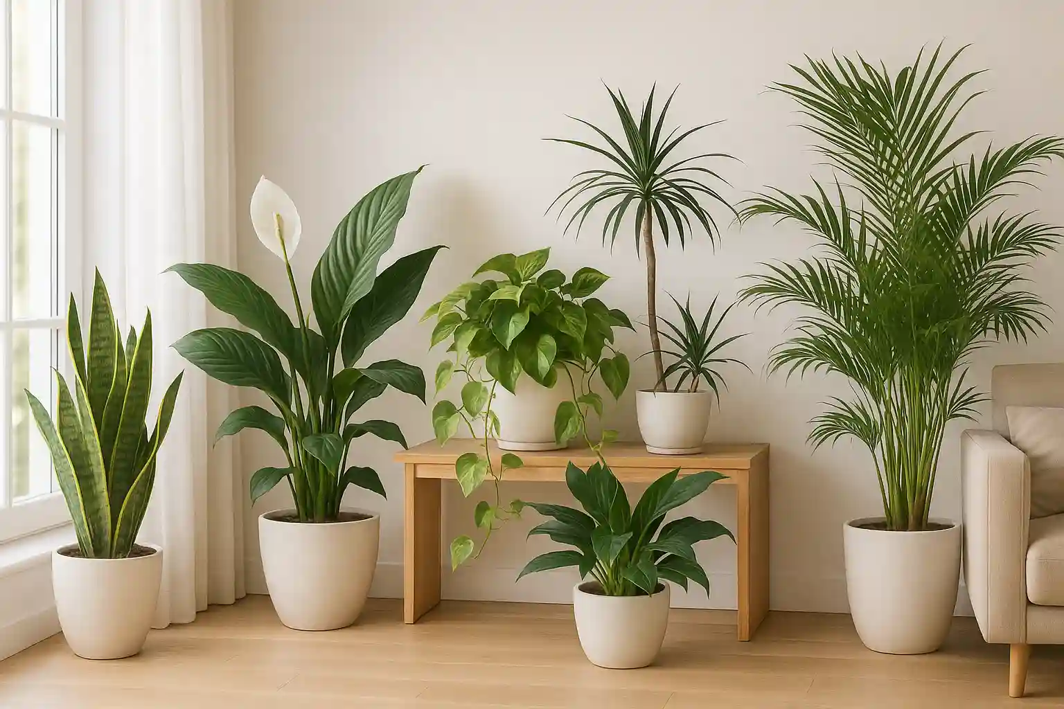 بهترین گیاهان تصفیه کننده هوا برای منزل و محل کار (معرفی ۱۵ گیاه برتر)