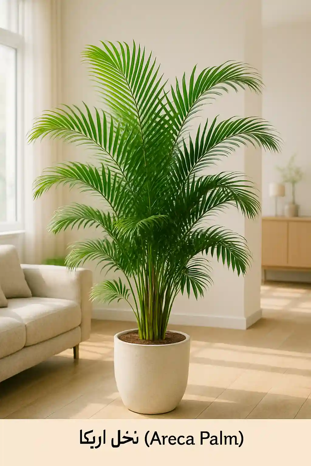 نخل اریکا؛ رطوبت‌ساز طبیعی و تصفیه‌کننده قوی