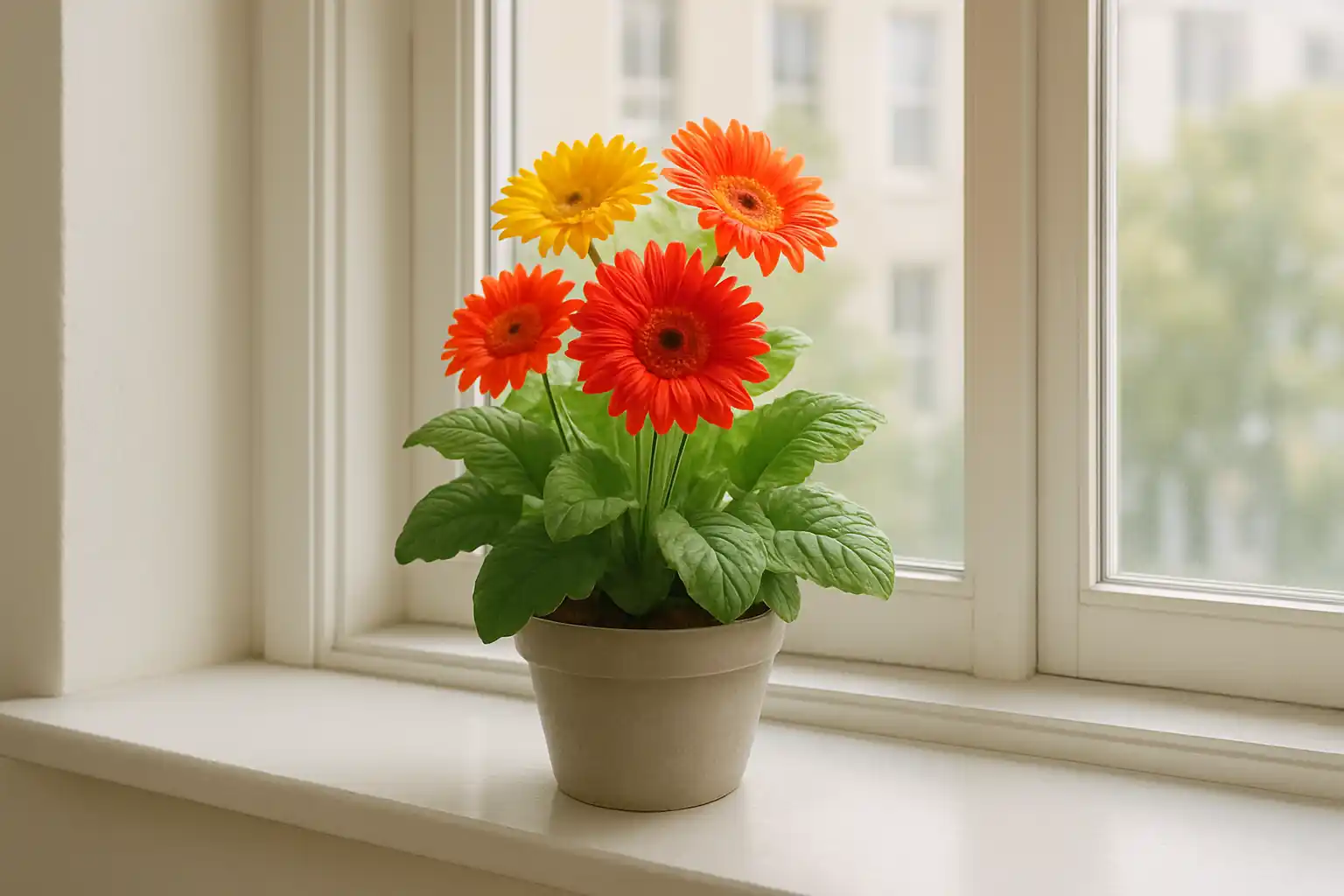 ژربرا؛ گل رنگارنگ با توان تصفیه بنزن