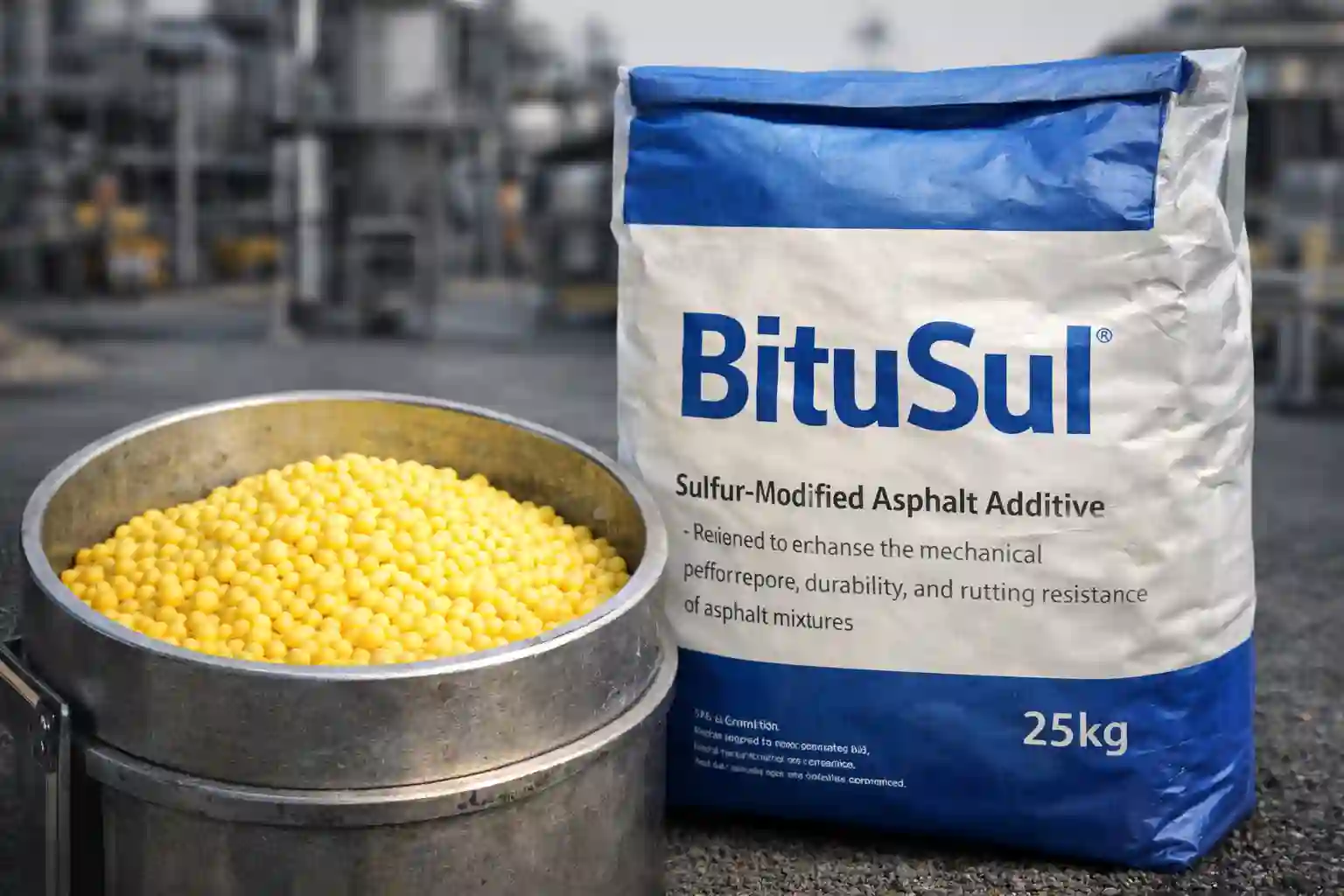 افزودنی گوگردی بیتوسول (BituSul) و نقش آن در بهبود عملکرد آسفالت