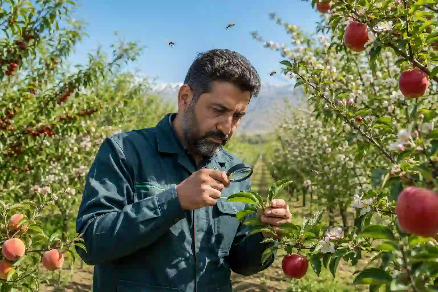 شناسایی آفات درختان میوه +
