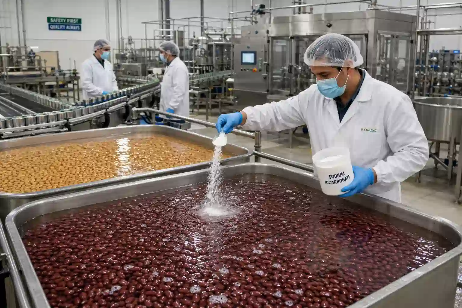 کاربرد جوش شیرین در صنایع حبوبات و غلات
