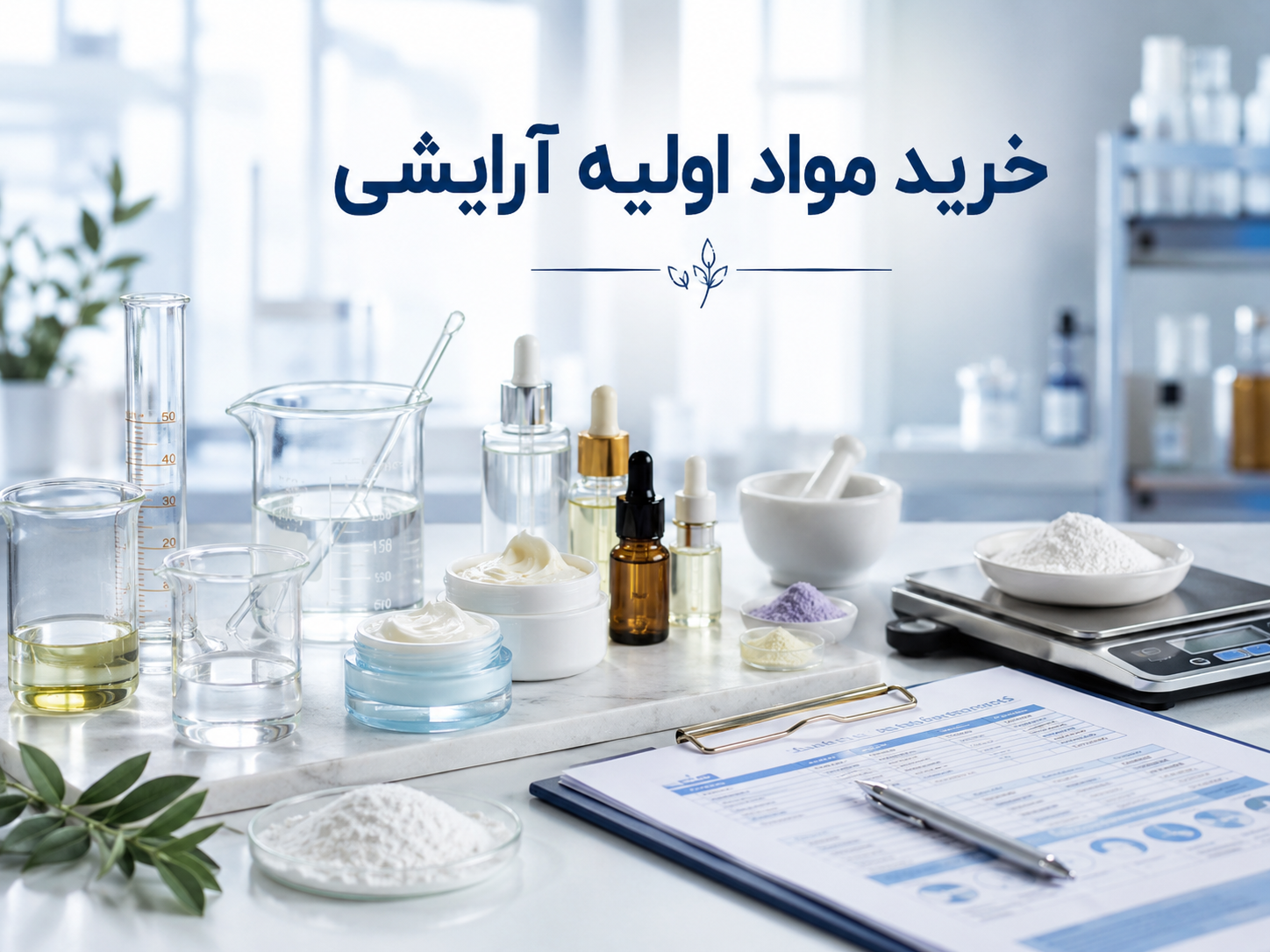 راهنمای خرید مواد اولیه آرایشی و بهداشتی از تامین عمده تا فرمولاسیون