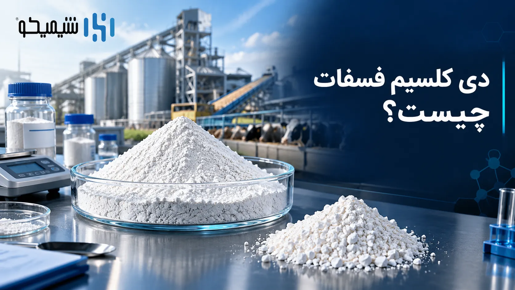 دی کلسیم فسفات چیست و چرا در خوراک دام استفاده می شود؟