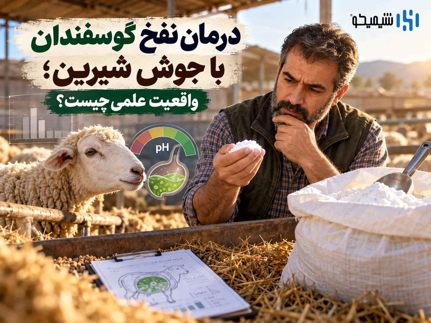 درمان نفخ گوسفندان با جوش شیرین؛ واقعیت علمی چیست؟