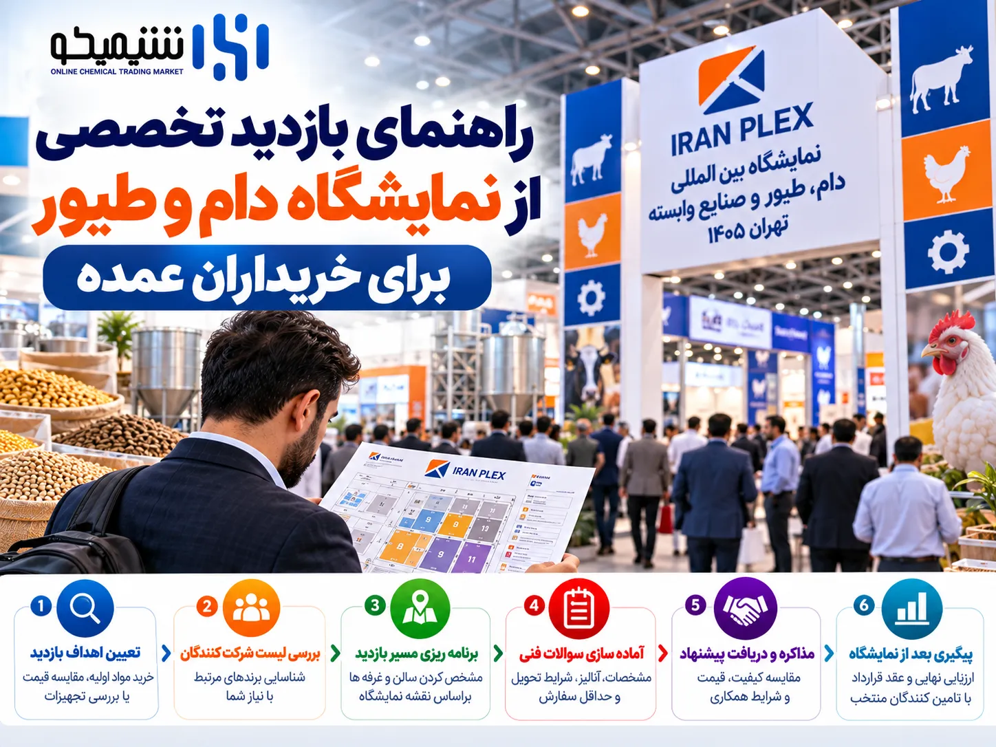 راهنمای بازدید تخصصی از نمایشگاه دام و طیور برای خریداران عمده