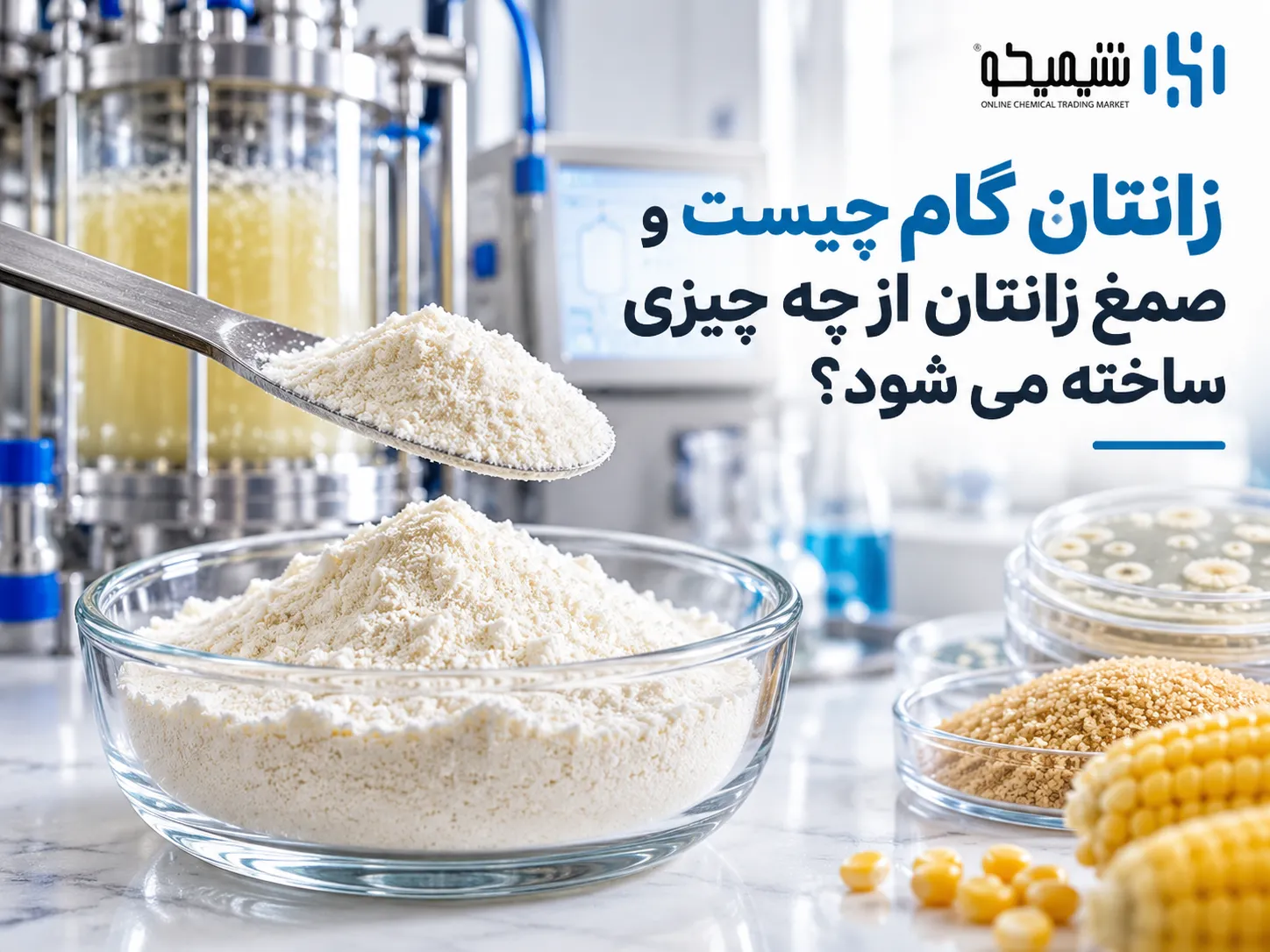 زانتان گام چیست و صمغ زانتان از چه چیزی ساخته می شود؟