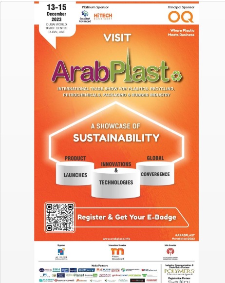 16th international tradeshow of arabplast 2023