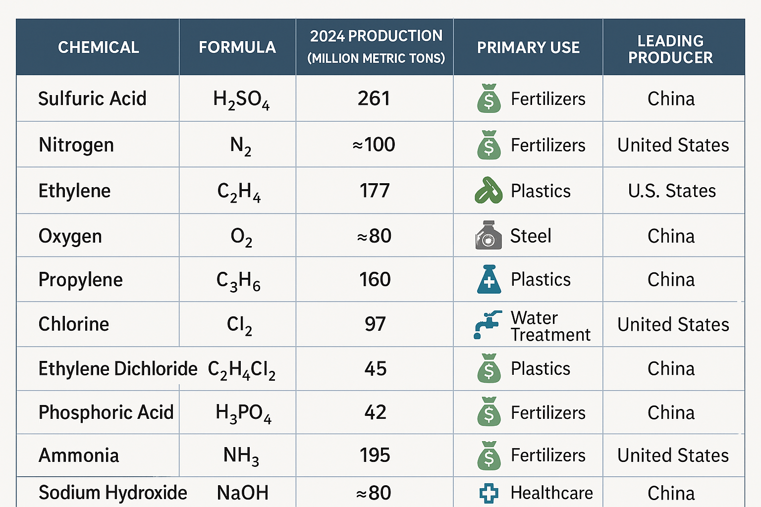The Top 10 Chemicals Redefining 2025