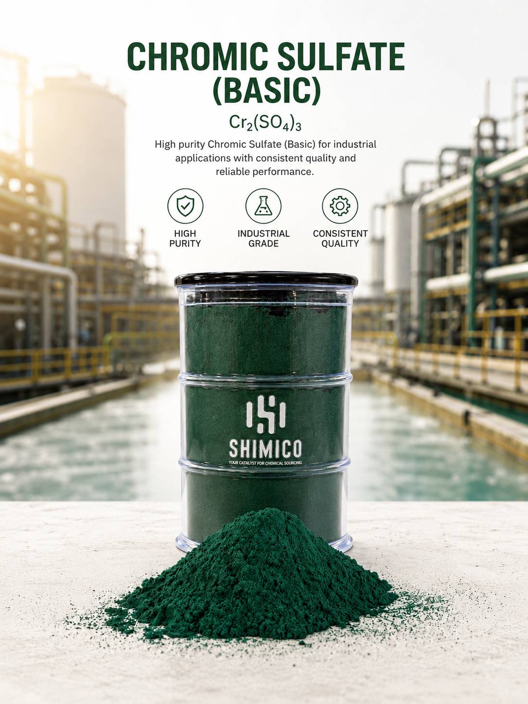 Buy Chromium Sulfate: Price and Wholesale Supply of Chromium Sulfate