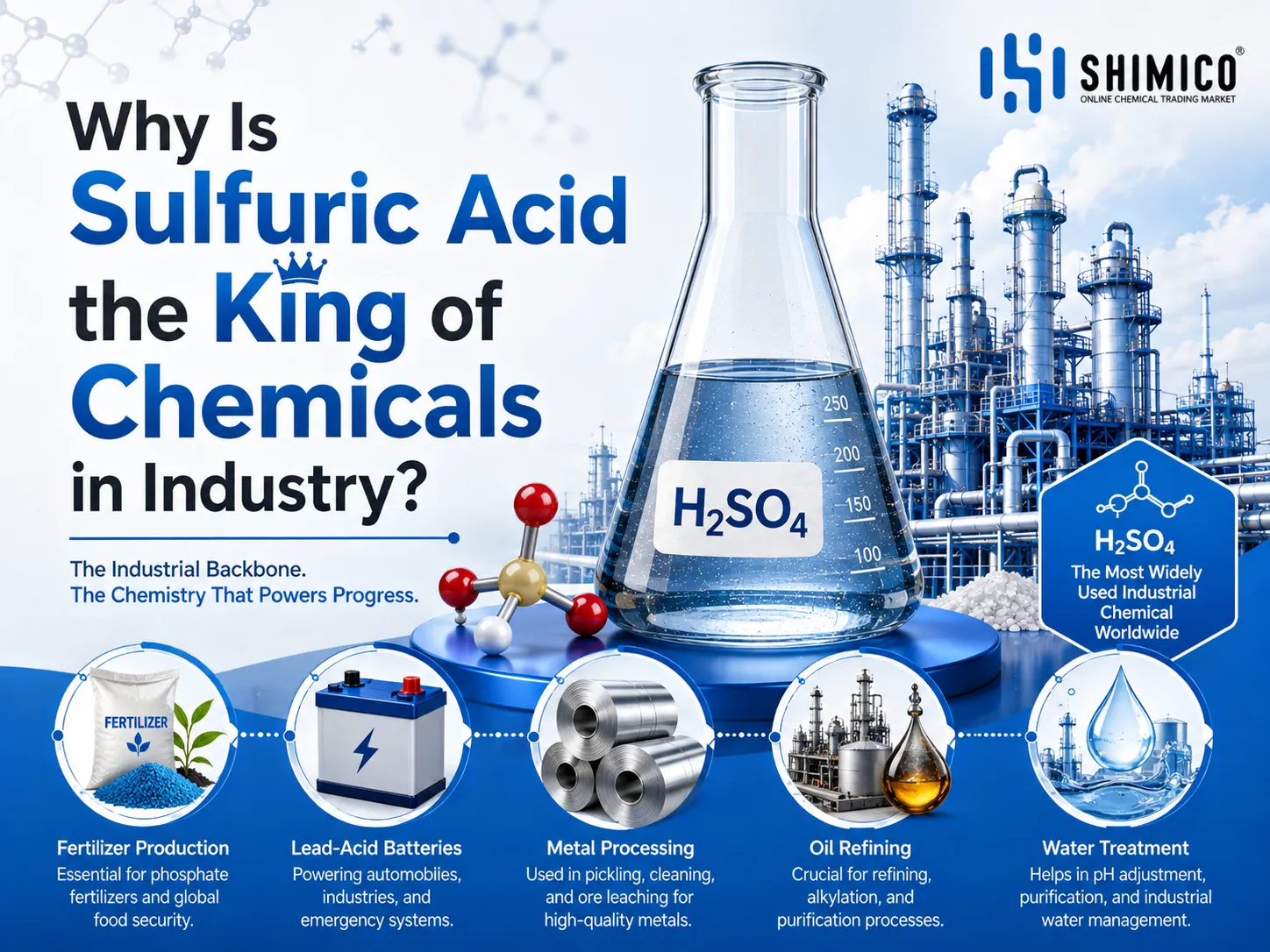 Why Sulfuric Acid Is King and Benzene Is Called Queen