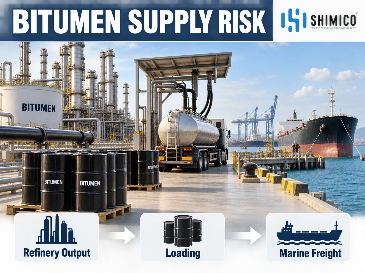 Strait of Hormuz Chemical Prices Reach Bitumen Through Oil and Freight
