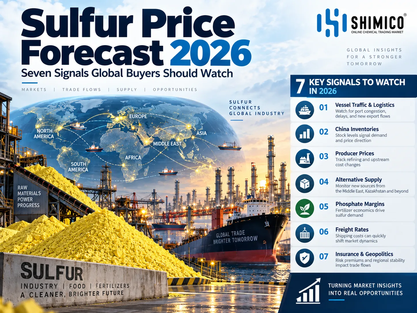 Sulfur Price Forecast 2026: Seven Signals Global Buyers Should Watch