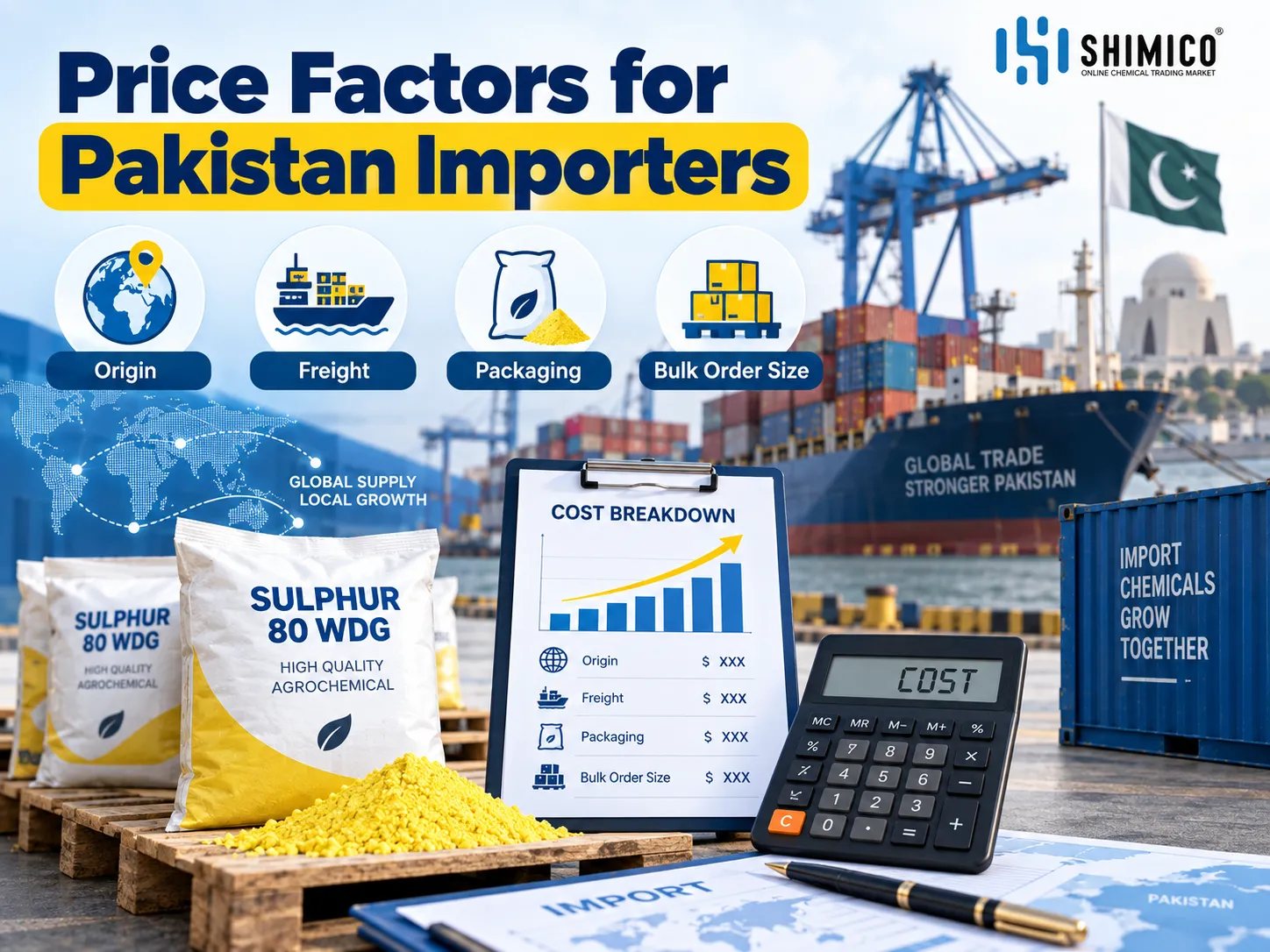 Sulphur 80 WDG Price Factors for Pakistan Importers