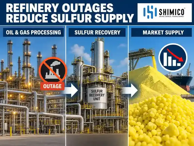 Strait of Hormuz Chemical Prices Expose Sulfur Through Refineries