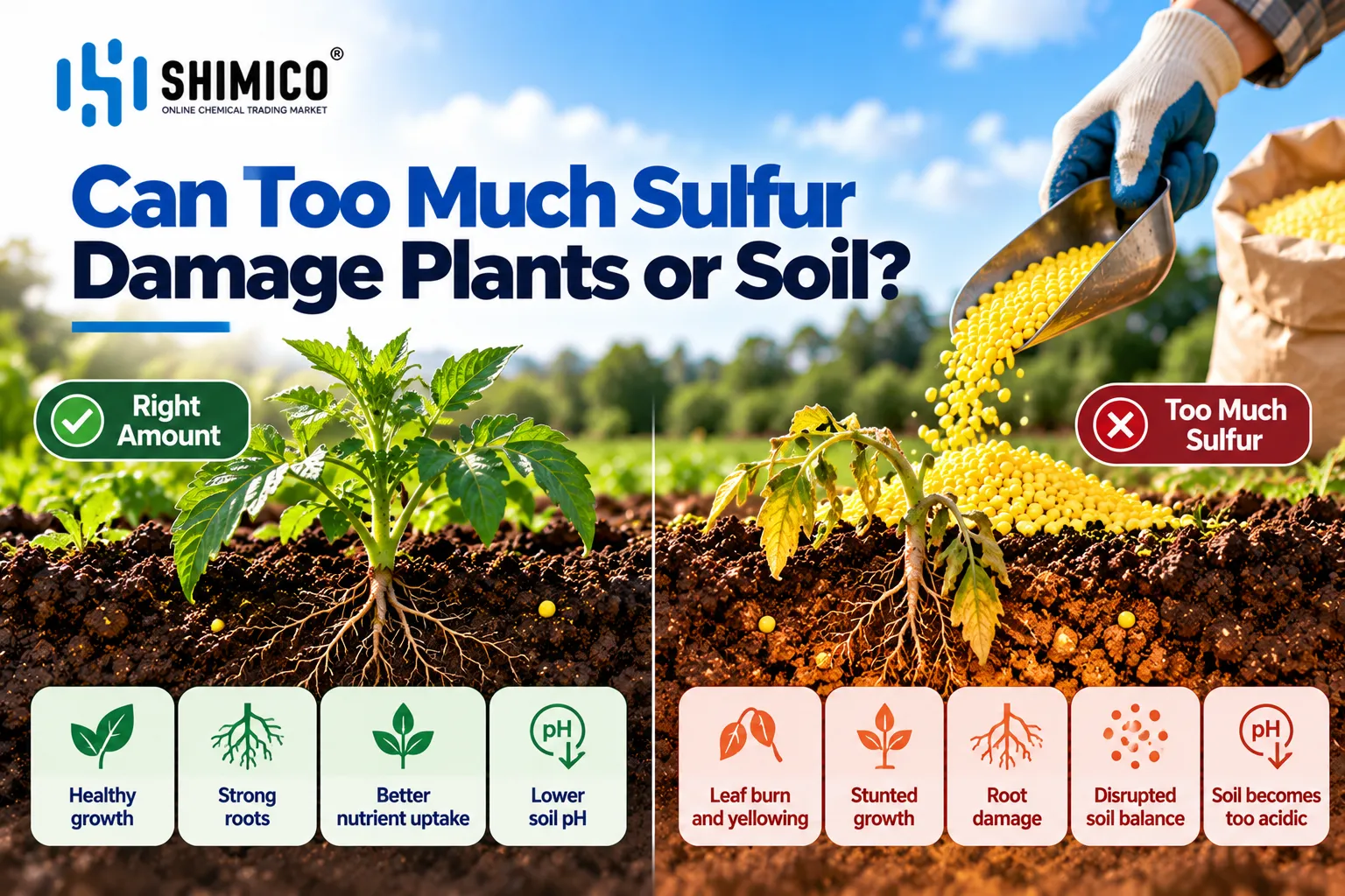 Can Too Much Sulfur Damage Plants or Soil?