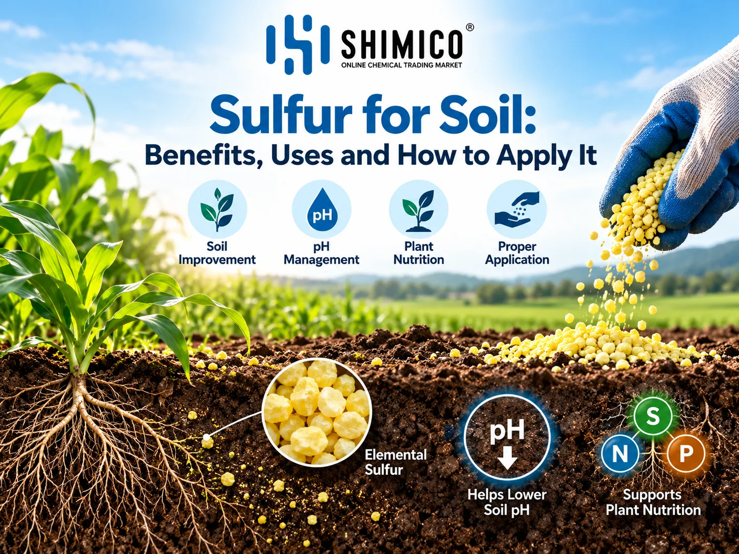Sulfur for Soil Benefits, Uses and How to Apply It