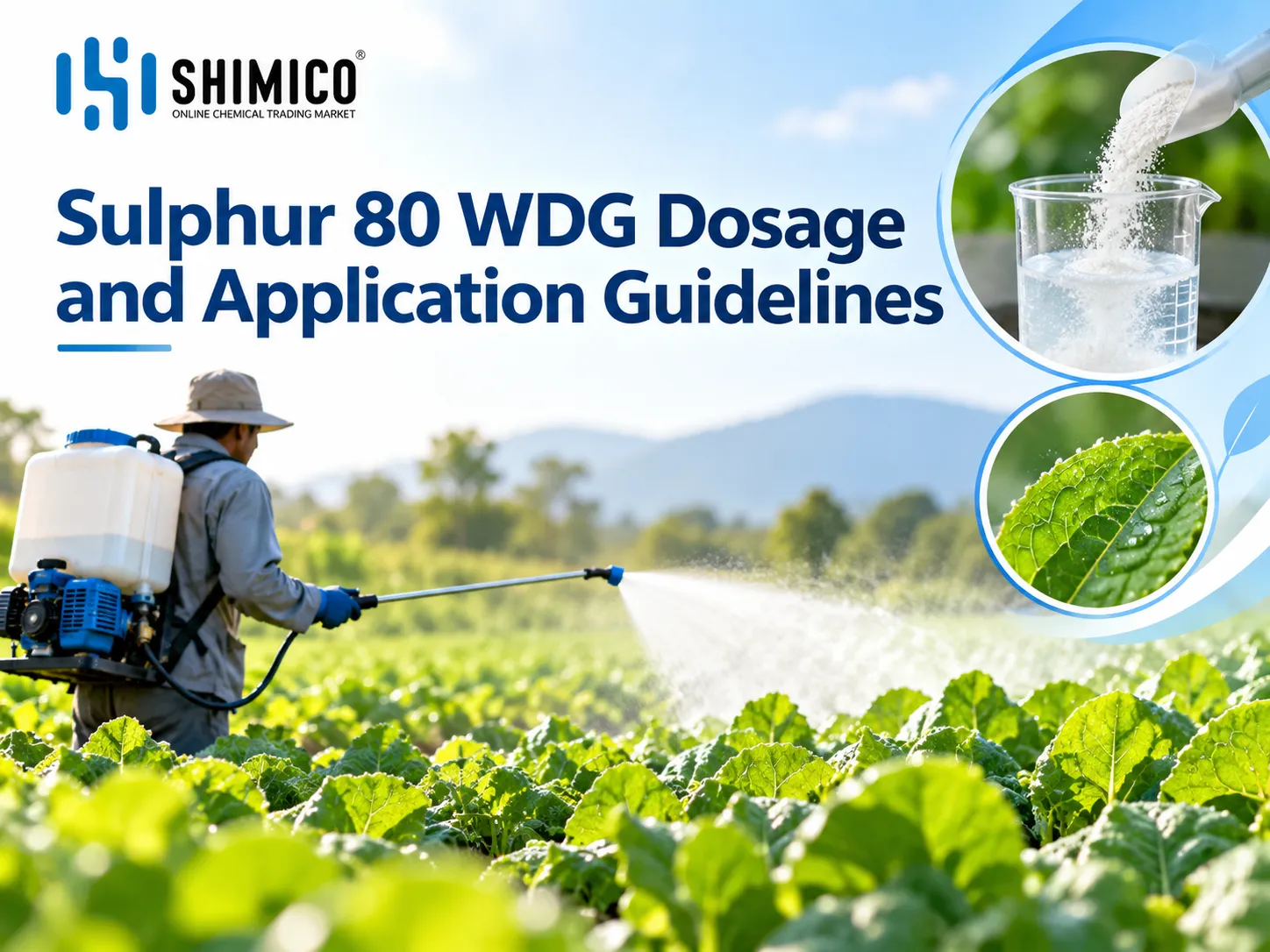 Sulphur 80 WDG Dosage and Application Guidelines