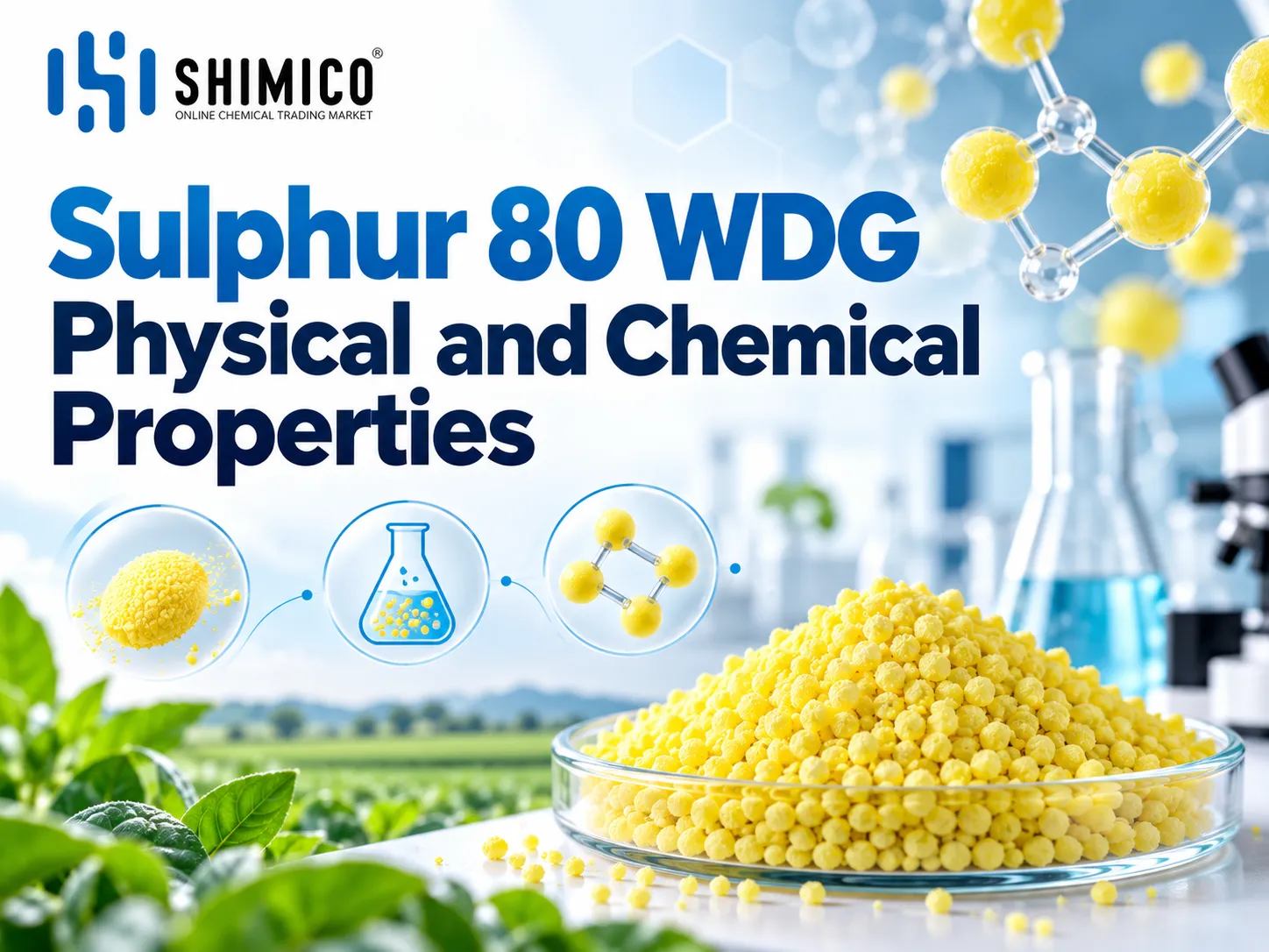 Sulphur 80 WDG Physical and Chemical Properties